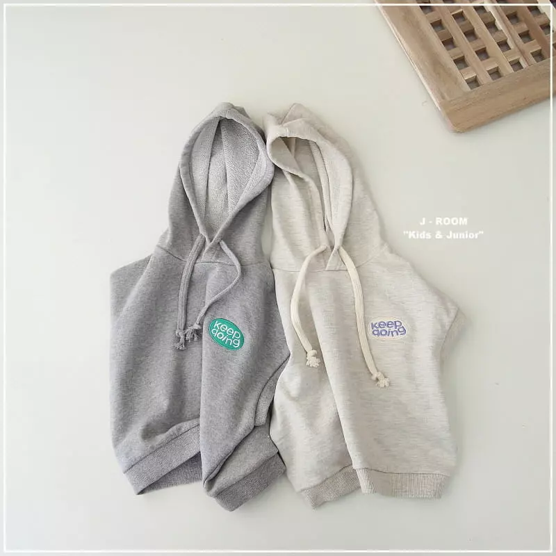 J-Room - Korean Children Fashion - #magicofchildhood - Patch Hoody Vest