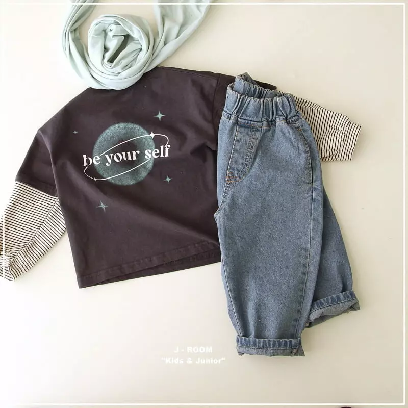J-Room - Korean Children Fashion - #magicofchildhood - Self Color Tee - 8
