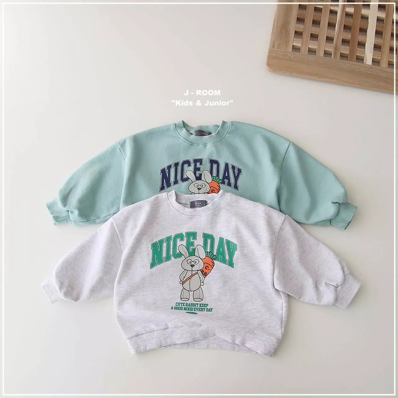 J-Room - Korean Children Fashion - #magicofchildhood - Rabbit Sweatshirt