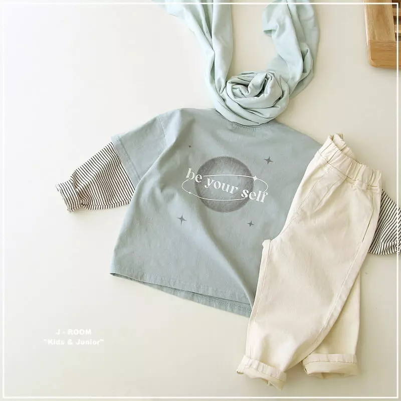 J-Room - Korean Children Fashion - #minifashionista - Self Color Tee - 9