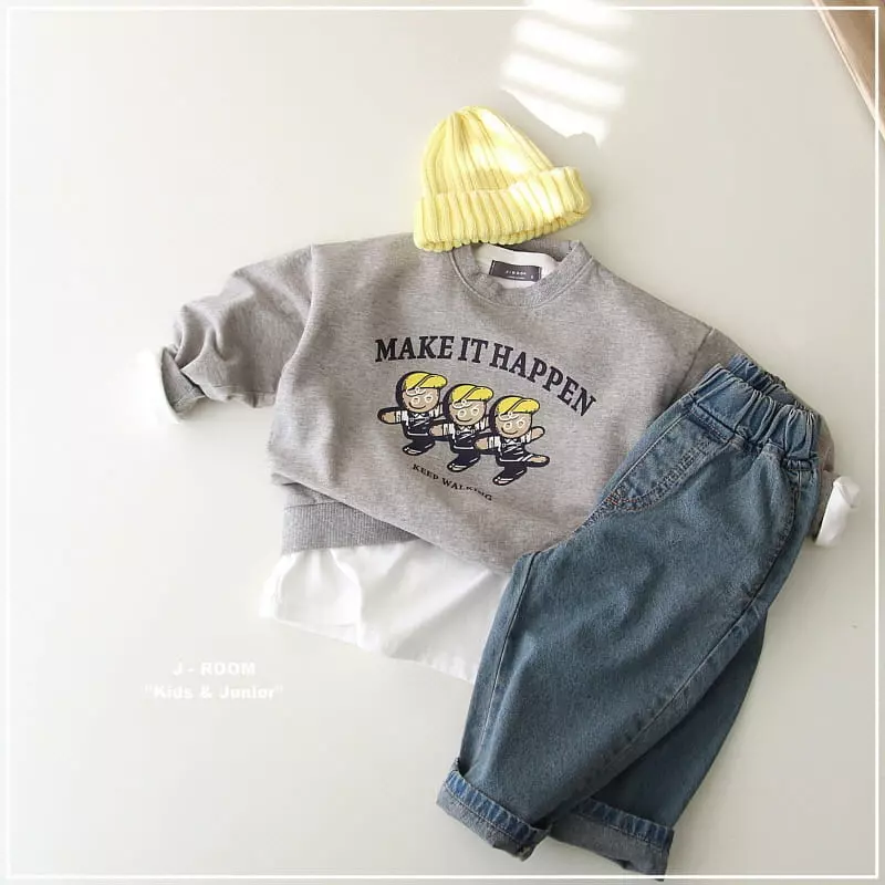 J-Room - Korean Children Fashion - #prettylittlegirls - Cookie Sweatshirt - 5