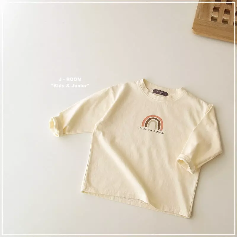 J-Room - Korean Children Fashion - #stylishchildhood - Rainbow Washing Tee - 10