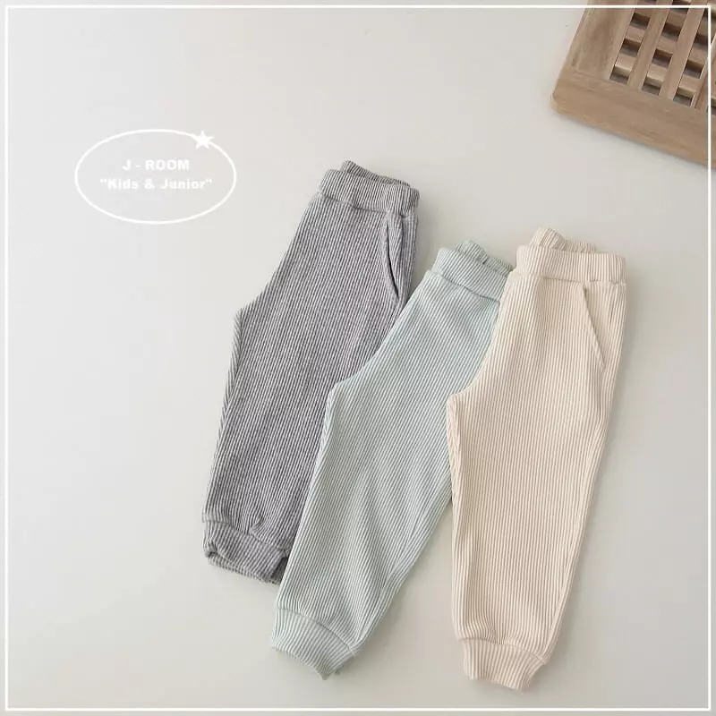 J-Room - Korean Children Fashion - #todddlerfashion - Morden Rib Pants