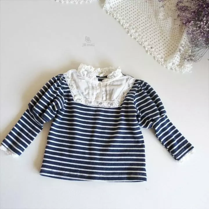 JM Snail - Korean Children Fashion - #childofig - Shirley Stripes Blouse - 11