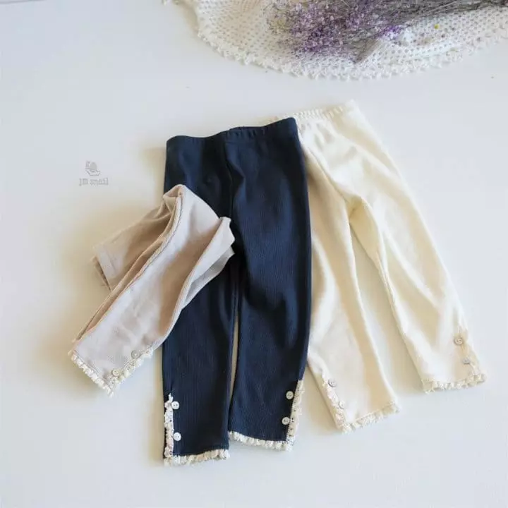 JM Snail - Korean Children Fashion - #designkidswear - Rib Leggings
