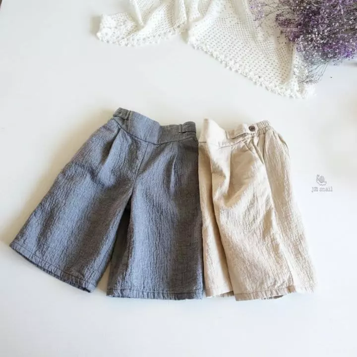 JM Snail - Korean Children Fashion - #kidsstore - Natural Light Pants - 6