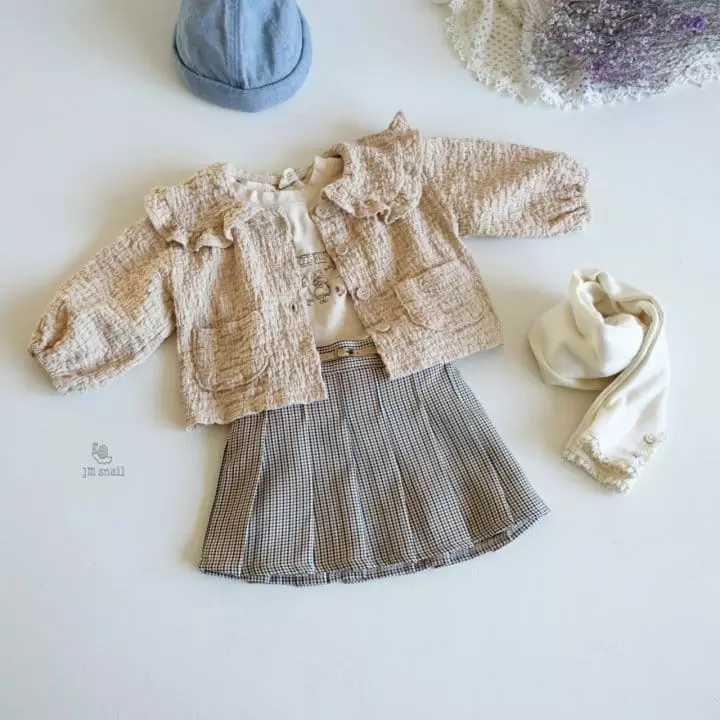 JM Snail - Korean Children Fashion - #minifashionista - Belt Skirt - 6