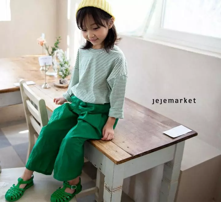 Jeje Market - Korean Children Fashion - #childrensboutique - Lena Slit Tee - 5