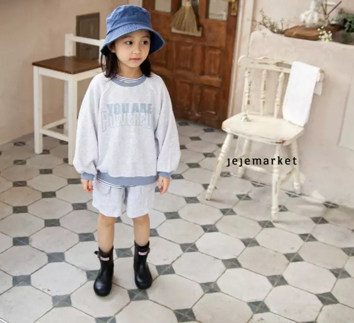 Jeje Market - Korean Children Fashion - #designkidswear - Powerful Sweatshirt