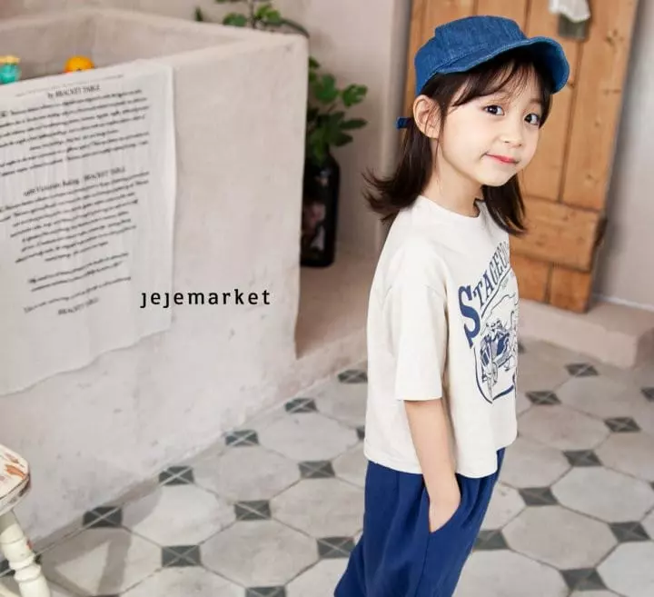 Jeje Market - Korean Children Fashion - #kidsshorts - West Crop Tee - 2