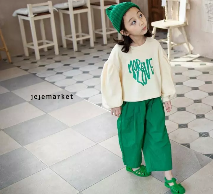 Jeje Market - Korean Children Fashion - #kidsshorts - More Love Sweatshirt - 11