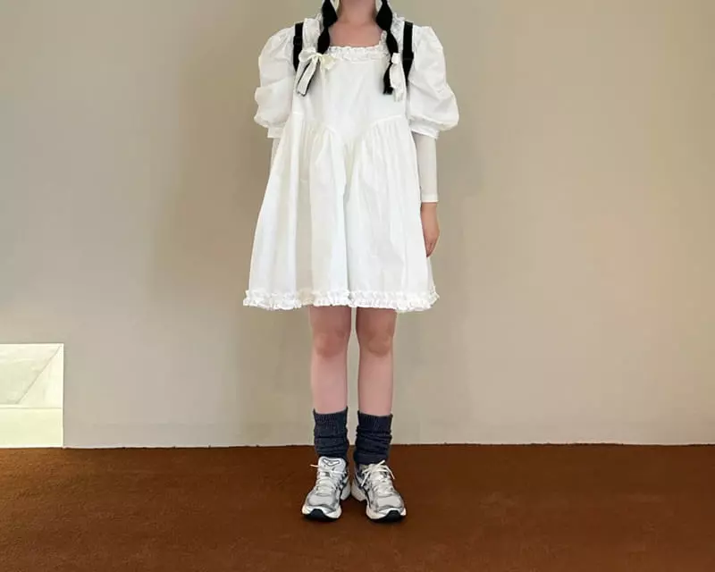 Jejeunosity - Korean Women Fashion - #vintagekidsstyle - Mom Aprill One-piece - 8