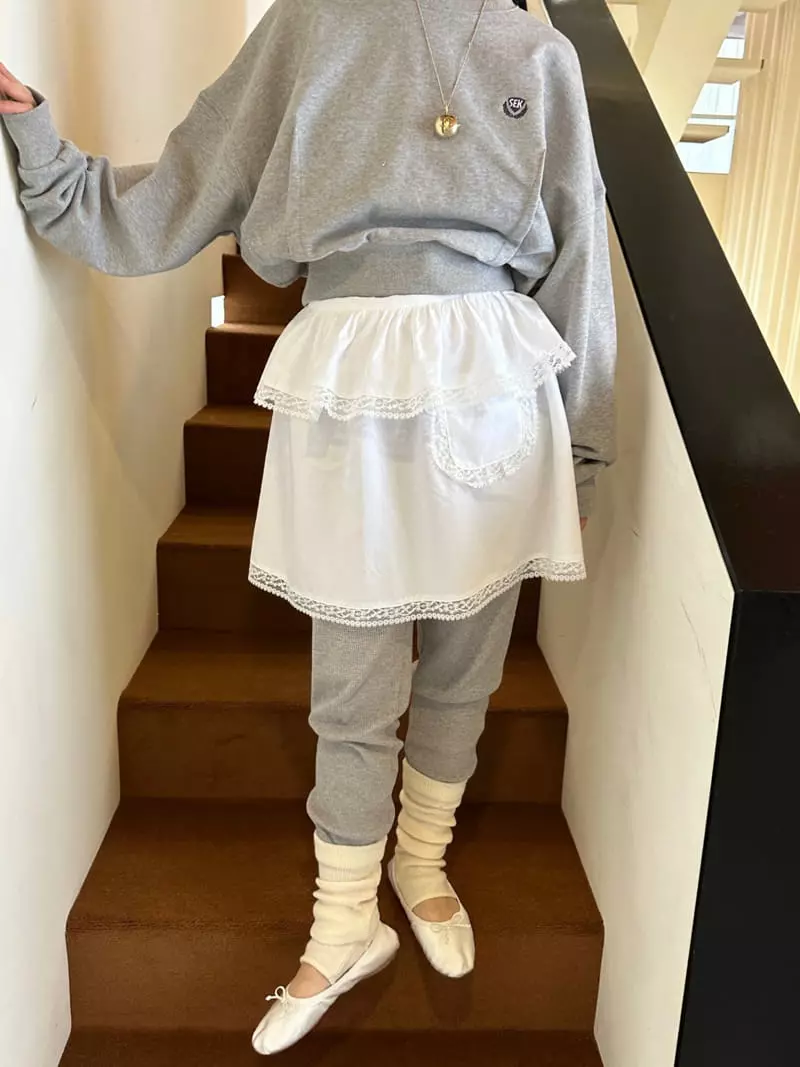 Jejeunosity - Korean Women Fashion - #womensfashion - Mom Dart Sweatshirt - 3