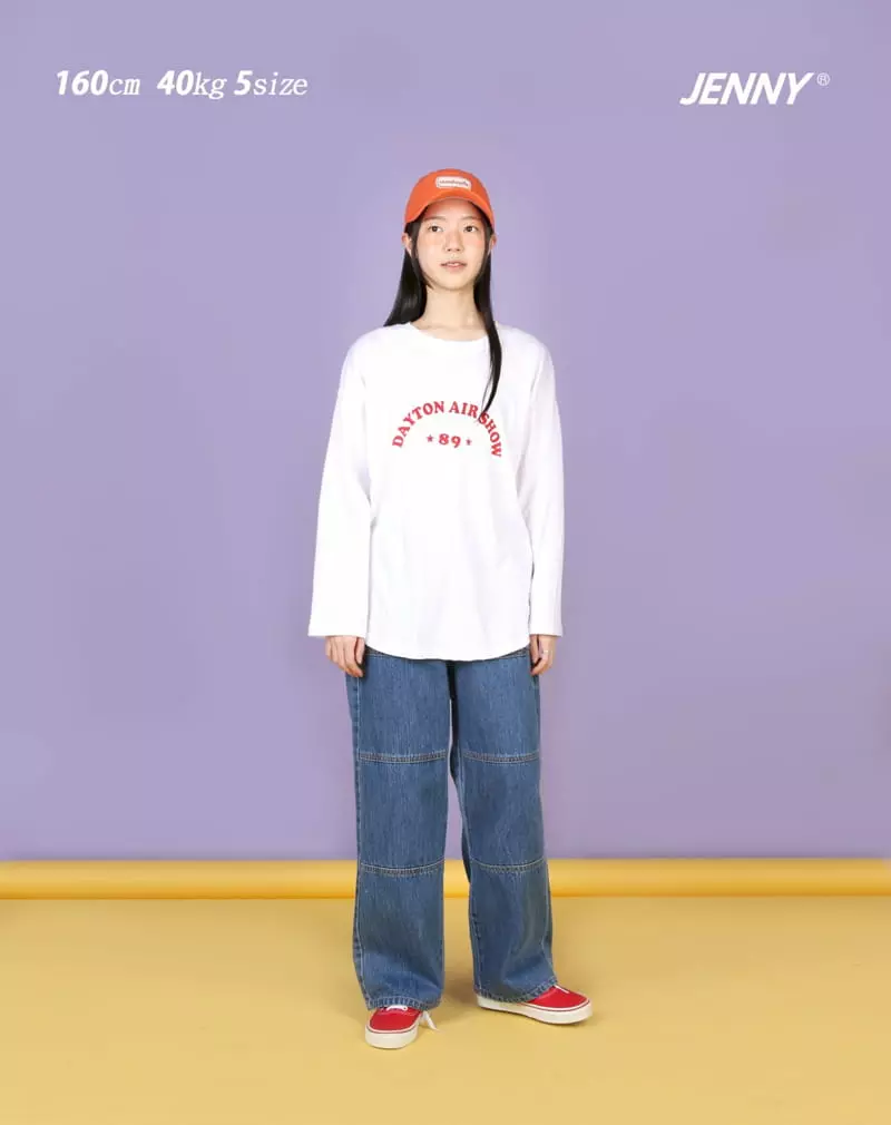 Jenny Basic - Korean Junior Fashion - #kidsstore - 2304 Slit Jeans - 6
