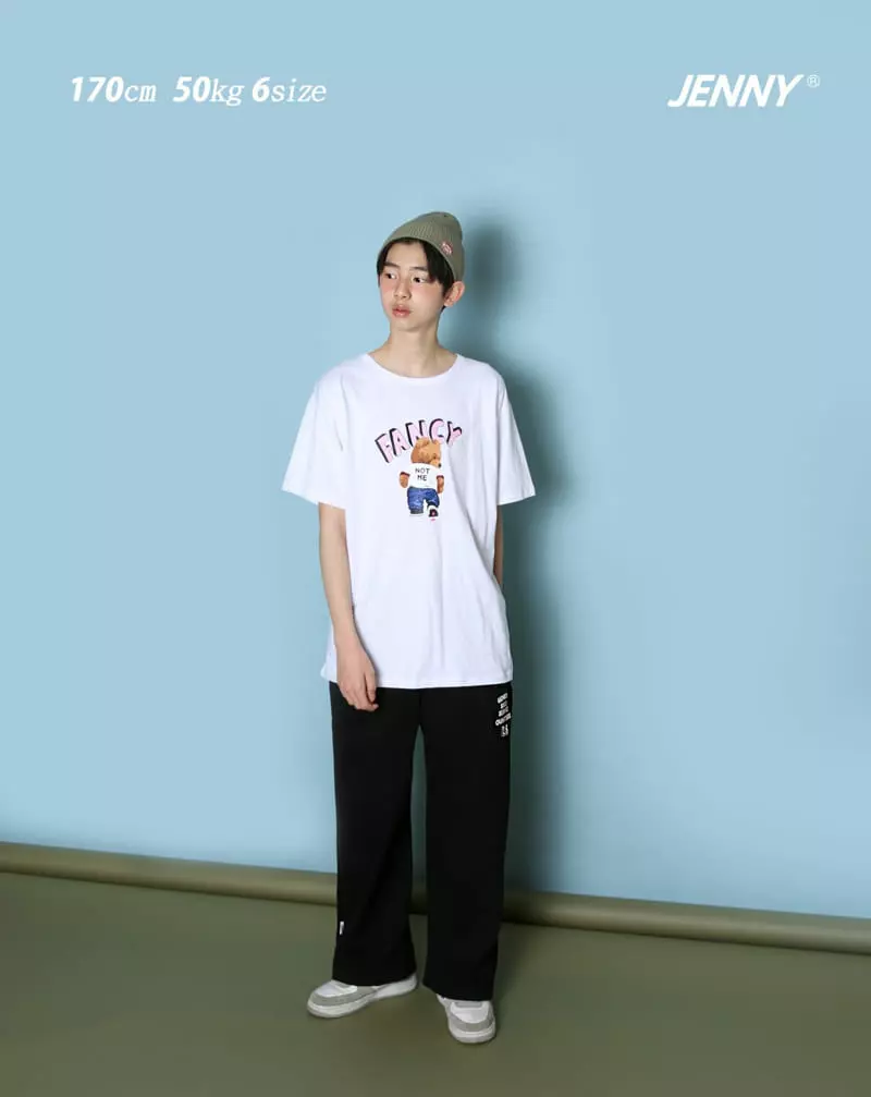 Jenny Basic - Korean Junior Fashion - #magicofchildhood - Fency Bear Tee - 7