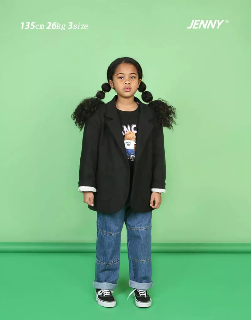 Jenny Basic - Korean Junior Fashion - #prettylittlegirls - 2304 Slit Jeans - 12