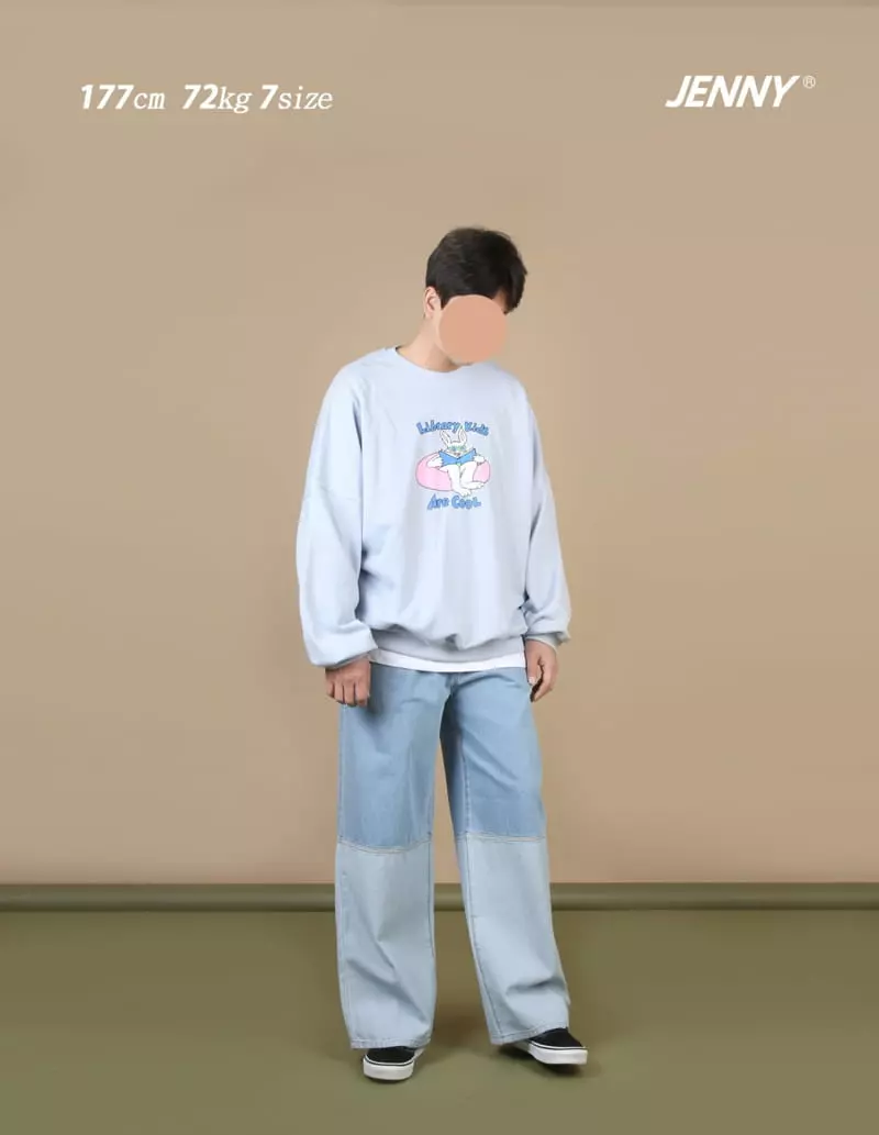 Jenny Basic - Korean Junior Fashion - #prettylittlegirls - 2303 Two Block Jeans - 10