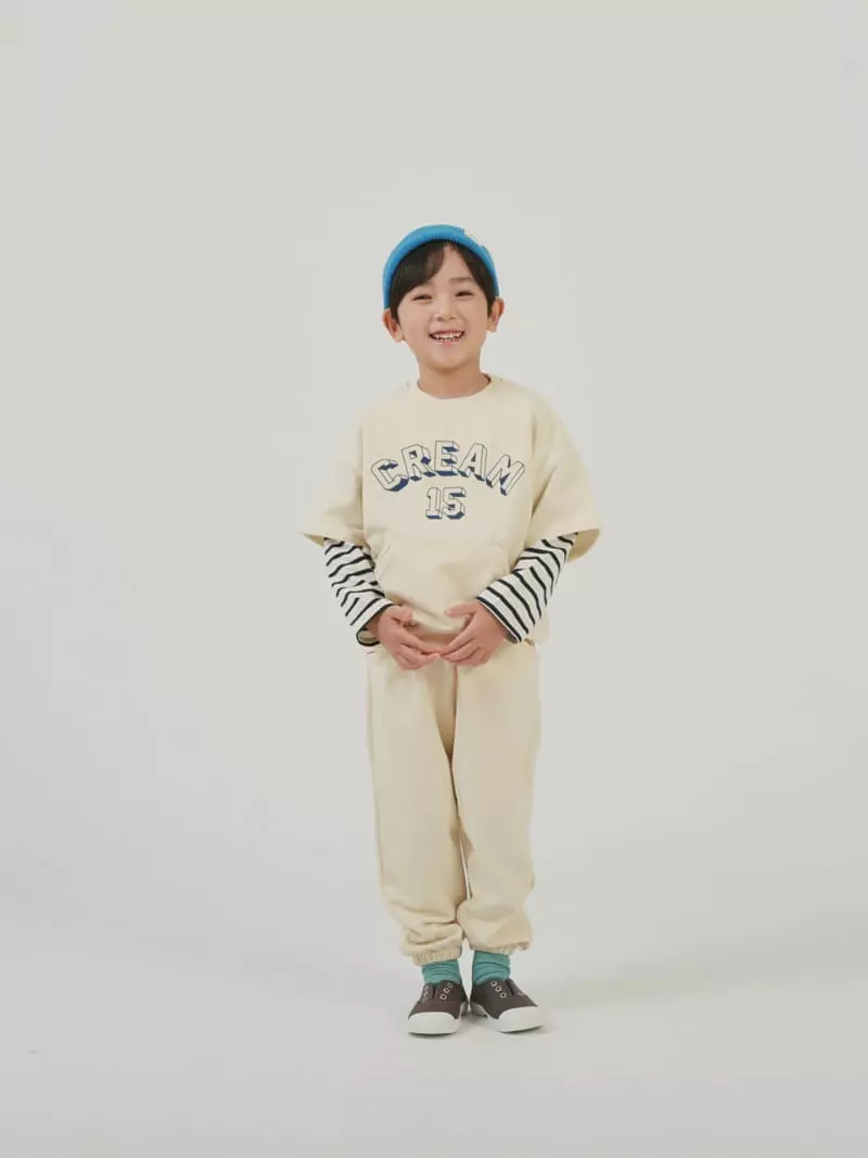 Jermaine - Korean Children Fashion - #childofig - Crema Top Bottom Set - 10