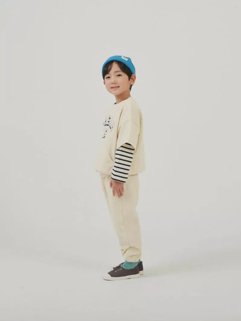 Jermaine - Korean Children Fashion - #childofig - Crema Top Bottom Set - 11