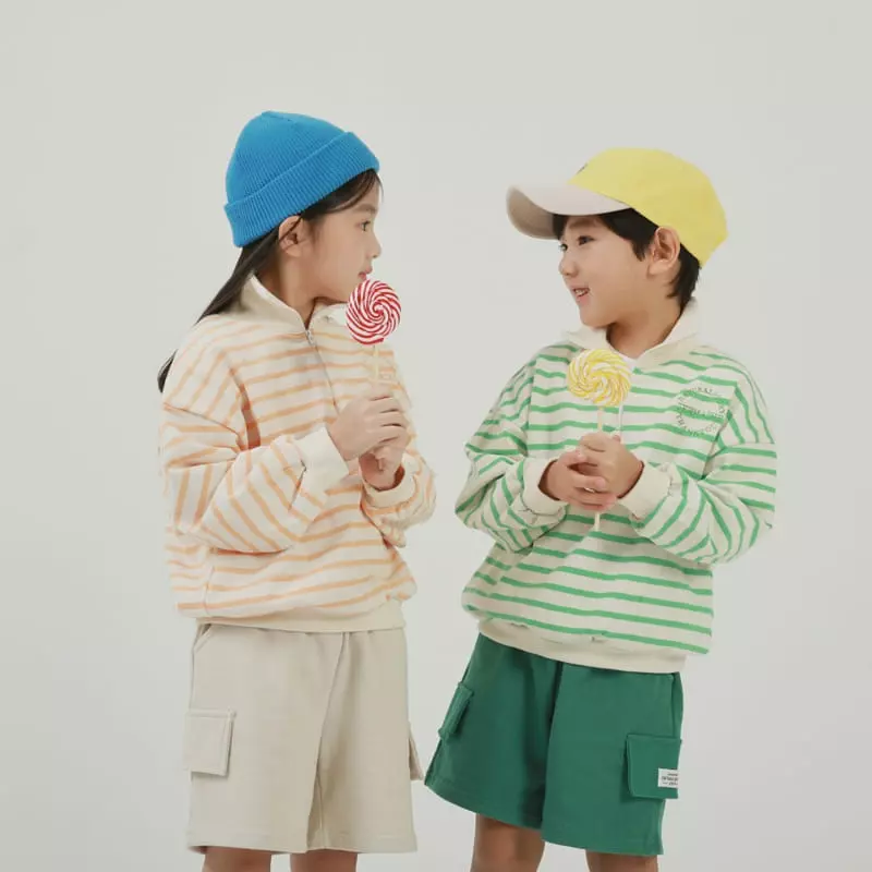 Jermaine - Korean Children Fashion - #magicofchildhood - Jer Stripes Anorak - 2