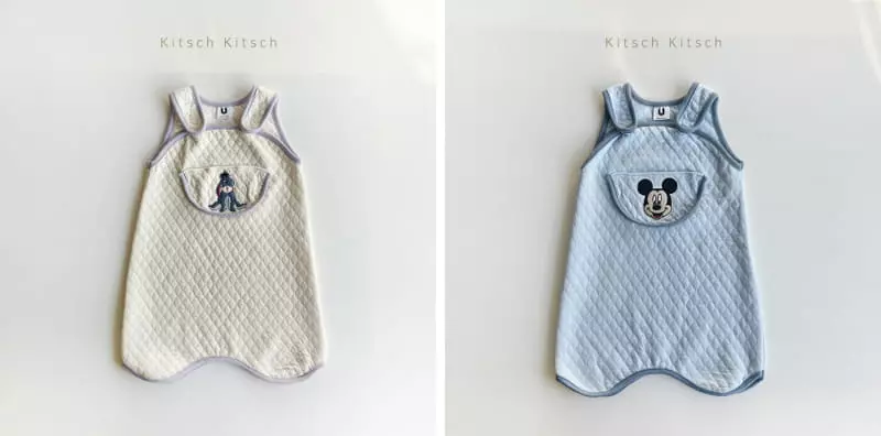 Kitsch Kitsch - Korean Baby Fashion - #babyoutfit - D Color Sleep Vest - 2