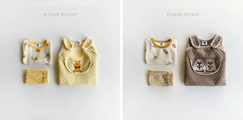 Kitsch Kitsch - Korean Baby Fashion - #babywear - D Color Sleep Vest - 4
