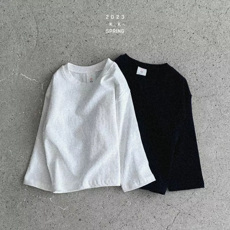 Kk - Korean Children Fashion - #fashionkids - KK One Plus Tee 1+1