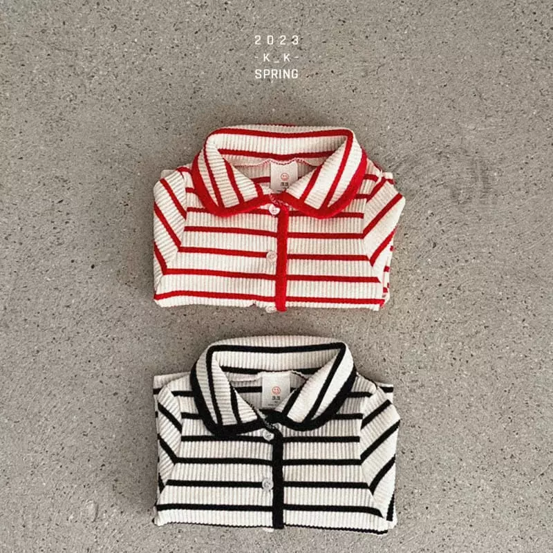 Kk - Korean Children Fashion - #kidzfashiontrend - Closet Collar Cardigan - 6