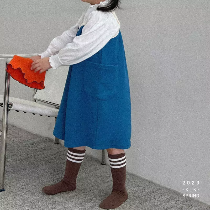 Kk - Korean Children Fashion - #magicofchildhood - Lilly Shirring Tee - 8