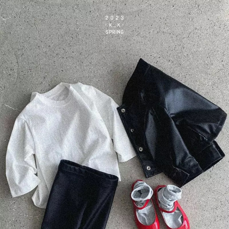 Kk - Korean Children Fashion - #magicofchildhood - KK One Plus Tee 1+1 - 7