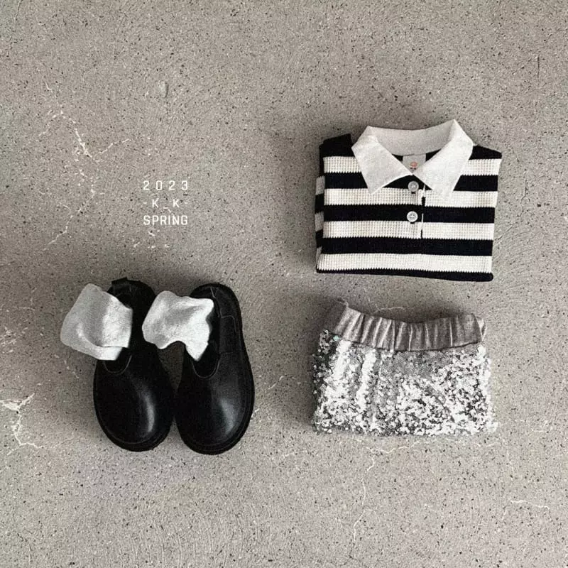Kk - Korean Children Fashion - #magicofchildhood - Play Collar Sweatshirt - 5