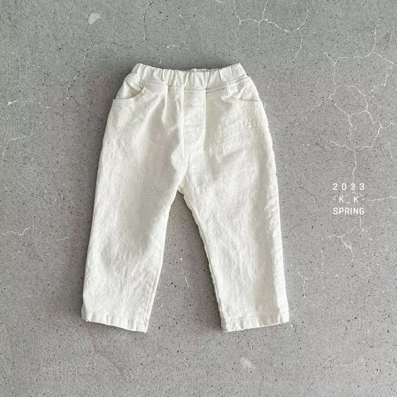 Kk - Korean Children Fashion - #minifashionista - Smile Pants - 2