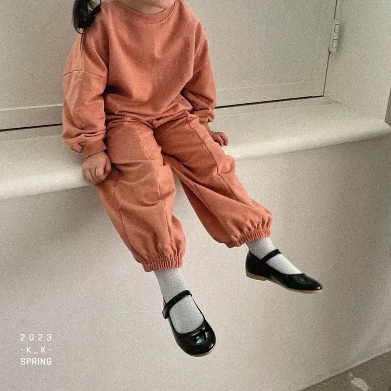 Kk - Korean Children Fashion - #minifashionista - Pentone Top Bottom Set - 9