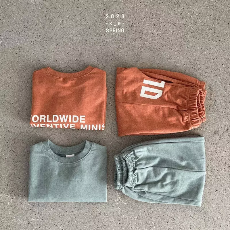 Kk - Korean Children Fashion - #todddlerfashion - Pentone Top Bottom Set - 11