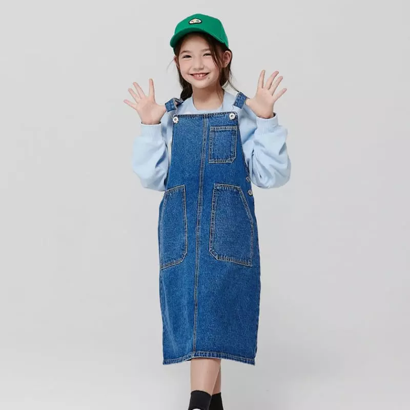 Kokoyarn - Korean Children Fashion - #childofig - All Star Overall Skirt - 2
