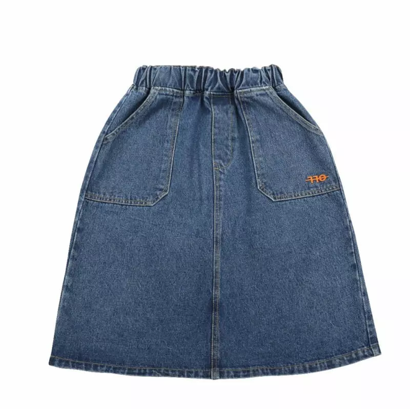Kokoyarn - Korean Children Fashion - #childrensboutique - All Star Denim Skirt