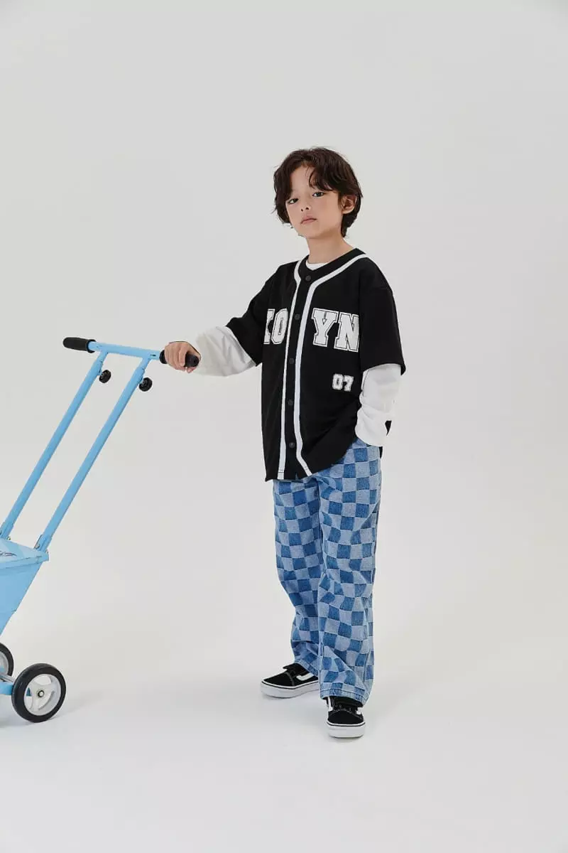 Kokoyarn - Korean Children Fashion - #discoveringself - Spring Checker Jeans - 10