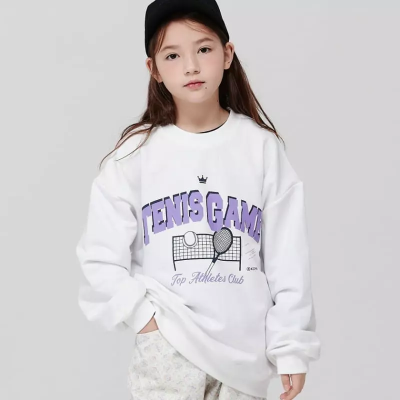 Kokoyarn - Korean Children Fashion - #kidsshorts - Tennis Sweatshirt - 2
