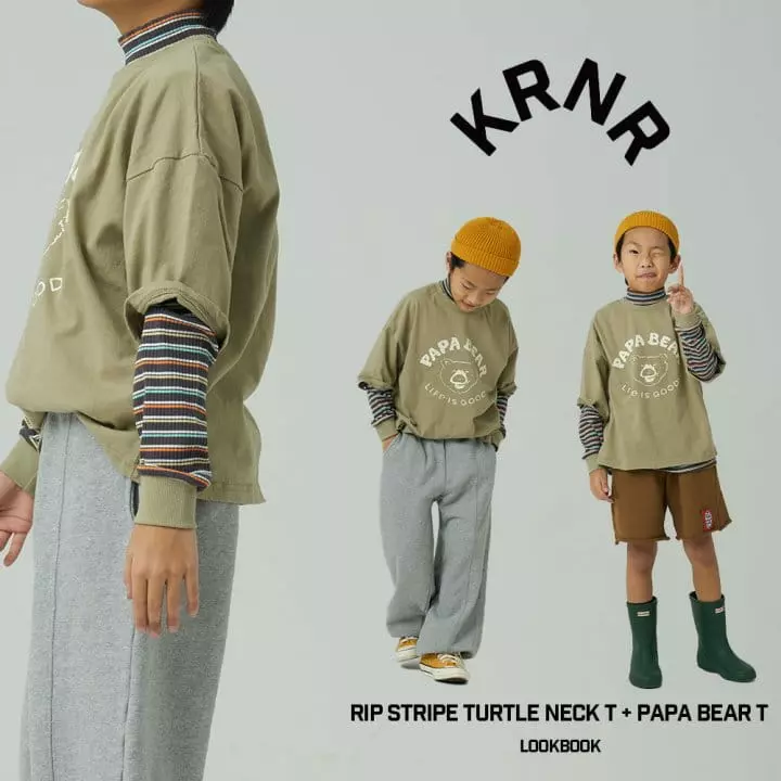 Kurenard - Korean Children Fashion - #Kfashion4kids - Papa Bear Short Sleeves Tee - 2