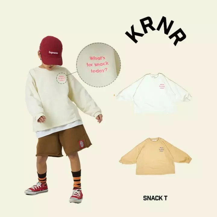 Kurenard - Korean Children Fashion - #childofig - Snack Tee