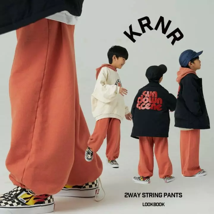 Kurenard - Korean Children Fashion - #discoveringself - Two Way String Pants - 2