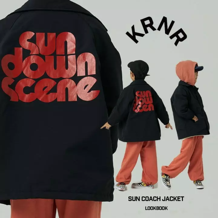 Kurenard - Korean Children Fashion - #kidzfashiontrend - Sin Coach Jacket - 3