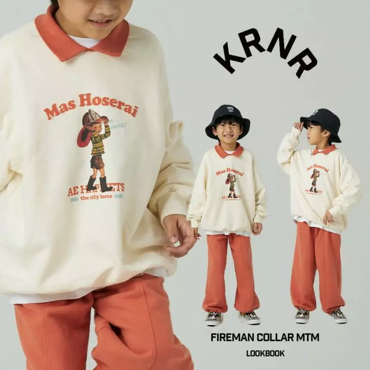 Kurenard - Korean Children Fashion - #prettylittlegirls - Fire Boy Sweatshirt - 2