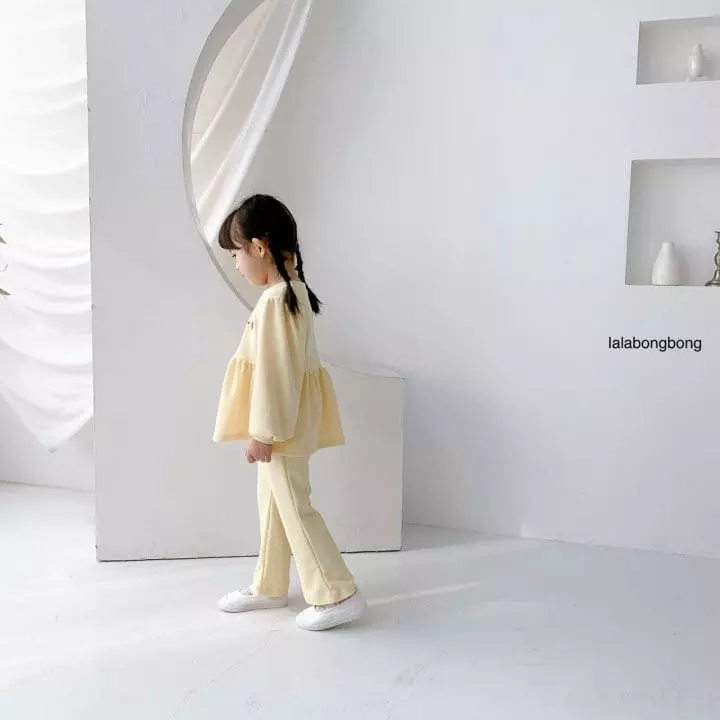 Lalabongbong - Korean Children Fashion - #Kfashion4kids - Heart Top Bottom Set - 9