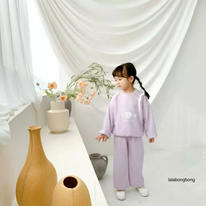 Lalabongbong - Korean Children Fashion - #childofig - London Top Bottom Set - 11
