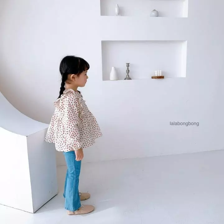 Lalabongbong - Korean Children Fashion - #prettylittlegirls - Heart Flower Blouse - 4