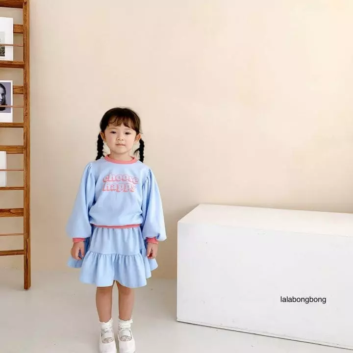 Lalabongbong - Korean Children Fashion - #designkidswear - Color Top Bottom Set - 3