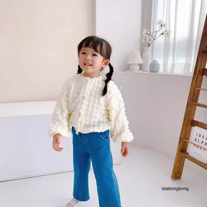 Lalabongbong - Korean Children Fashion - #discoveringself - Pom Cardigan - 11