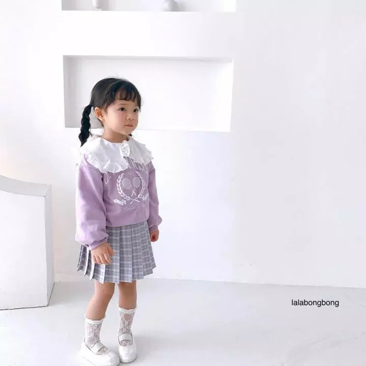 Lalabongbong - Korean Children Fashion - #kidsstore - Check Wrinkle Skirt - 9