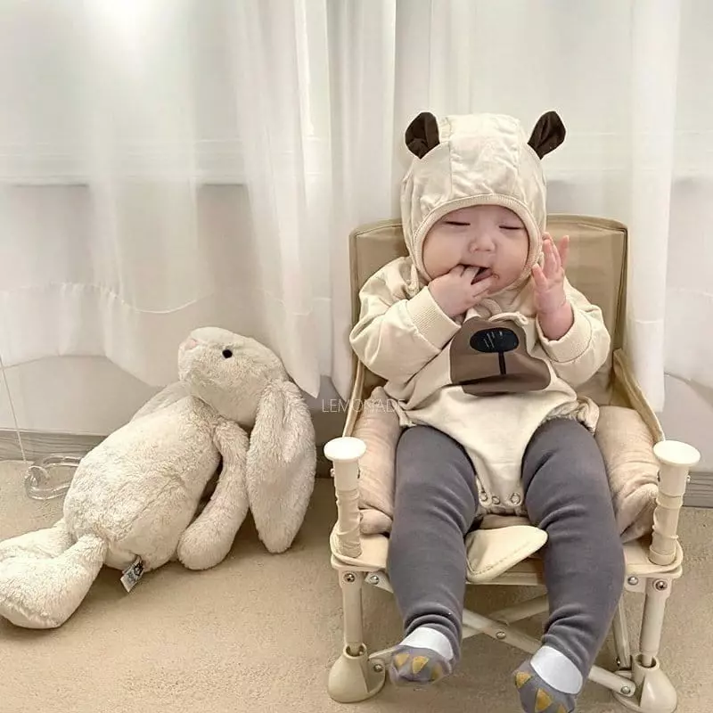 Lemonade - Korean Baby Fashion - #babyboutique - Bear Bodysuit - 8